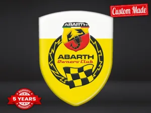 Fiat Abarth Pegatinas Cúpula Personalizadas Apariencia Superior Cúpula